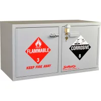 SciMatCo 2.5 Liter/1 Gallon Acid Corrosive Cabinet, Self Close, 2