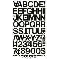 Chartpak Vinyl Helvetica Style Letters/Numbers (01016)