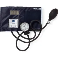 Medline Handheld Aneroid Sphygmomanometers PVC Adult Blue - Office