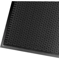 Notrax T29 Ridge Scraper Entrance Mat 1/4 Thick 3' x 5' Black