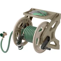 Heavy Duty Fire Hose Reel - 1-1/2 In. Diameter - 100 Ft Capacity - Steel