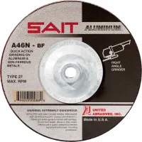 United Abrasives - Sait 20088 Depressed Center Wheel T27 A46N 7