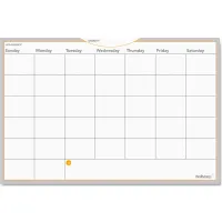 At-a-glance WallMates Self-Adhesive Dry Erase Monthly Planning Surface 36 x 24