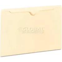 Universal® Manila File Jackets with Reinforced Tabs, Flat, Legal