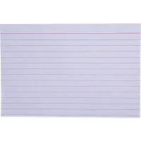 Universal Ruled Index Cards 4 x 6 White 100/Pack