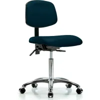 Blue Ridge Ergonomics™ Antibacterial Task Chair - Marine Blue