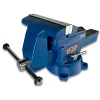 Balegh Ndustral Bench Vse, 5-1/2" Jaw Wdth, 6" Max Jaw Openng