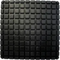 The Main Resource Lift Pads For Bend Pack Square Slip-On Rubber Pad, 5-1/2  X 5-1/2 X 1