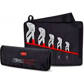 Knipex Pliers Wrench Set In Tool Roll, 5 Pc
