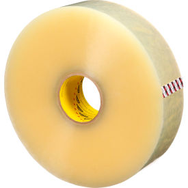 3M® Scotch® 375+ Machine Length Carton Sealing Tape 3" x 1000 Yds. 3.1 Mil Clear-Skid Lot 