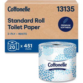 Cottonelle® Two-Ply Bathroom Tissue Septic Safe White 451 Sheets/Roll 20 Rolls/Carton