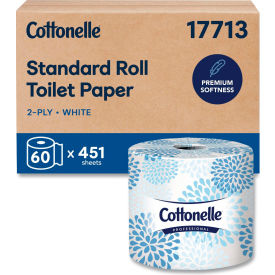 Cottonelle® Two-Ply Bathroom Tissue Septic Safe White 451 Sheets/Roll 60 Rolls/CT