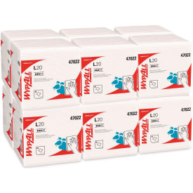 WypAll® L20 Towels 1/4 Fold 4-Ply 12.5 x 12 Unscented White 68/Pack 12 Packs/Carton