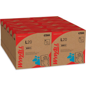 WypAll® L20 Towels POP-UP Box 4-Ply 9.1 x 16.8 Unscented White 88/Box 10 Boxes/Carton