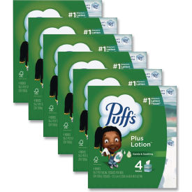 Puffs® Plus Lotion Facial Tissue 2-Ply White 56 Sheets/Box 24 Boxes/Carton