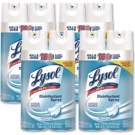 LYSOL® Disinfectant Spray Crisp Linen 19 Oz. Aerosol Spray 2/Pack 4 Packs/Carton