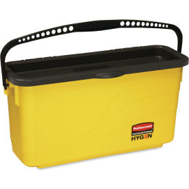 Rubbermaid® Commercial HYGEN™ HYGEN Charging Bucket 6.8 gal Yellow