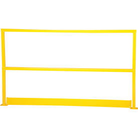 Square Steel Guard Rail With Toeboard 41-5/8"H X 74-1/2"L