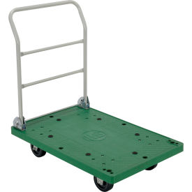 Folding Plastic Deck Platform Truck 36 x 24 500 Lb. Capacity view 2