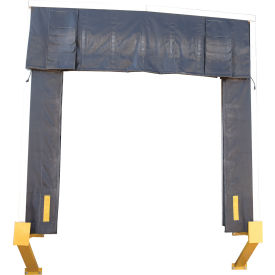 Dock Door Shelter D-750-24 10'W x 10'H with 24" Projection view 2