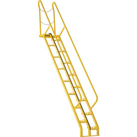 Alternating Stair 10 16-Step Ladder 56° Angle - ATS-10-56 