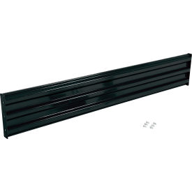 Vestil Bolt-On Style Steel Guard Rail 3-Rib 8-1/2'L Black