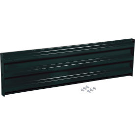 Vestil Bolt-On Style Steel Guard Rail 3-Rib 4-1/2'L Black