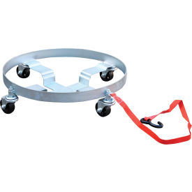 Drum Dolly DRUM-QUAD-C with Cast Iron Wheels for 5, 30 & 55 Gallon Drums view 2