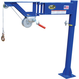 Low-Profile Manual Lift Van & Truck Jib Crane VAN-J 400 Lb. Capacity