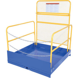 Forklift Loading Platform Attachment Rails & Rear Screen FTLP-5454-HR