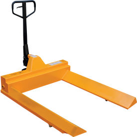 Vestil Roll Moving Manual Pallet Jack 4000 lb. Capacity 45"W x 48"L Forks