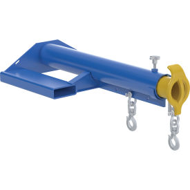 Shorty Forklift Telescopic Jib Boom Crane 24" Centers 6000 Lbs. Capacity