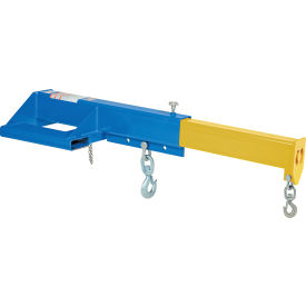Shorty Forklift Telescopic Jib Boom Crane 24" Centers 8000 Lbs. Capacity