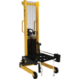 Vestil Portable Drum Lifter-Positioner DRUM-LRT 68" Lift-Rotate Clamp Cradle
