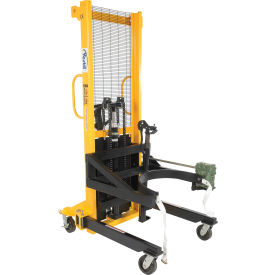 Vestil Portable Drum Lifter-Positioner DRUM-LRT-II Lift-Rotate Clamp Cradle Pivot Legs