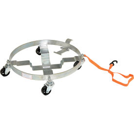 Vestil Tilting 55 Gallon Drum Dolly Steel Wheels DRUM-QUAD-C-TLT 1200 Lb.