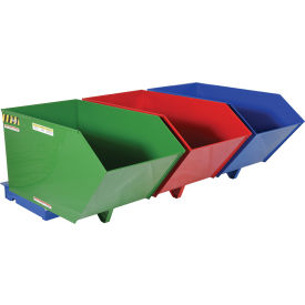 Triple-Bin Recycling Hopper 1.5 Cu. Yd. Total Cap. 2000 Lb. Cap.