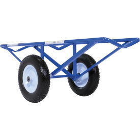 Vestil Portable Carpet Dolly Cart CARPET-45-FF with Flat-Free Casters 500 Lb.