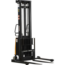 Battery Operated Lift Stacker SL-150-AA Adj. Forks Inside Adj. Legs 