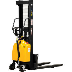 Vestil Combination Battery Powered & Hand Pump Lift Stacker SE-HP-118 118" Lift