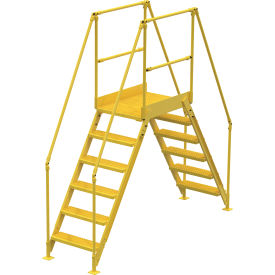 6 Step Cross-Over Ladder 104"L 335 Lb. Capacity