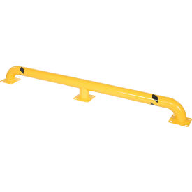 95.5"L Wheel Alignment Curbs Steel Yellow