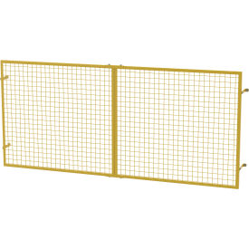 Vestil Steel Pallet Rack Back Guard 7-3/8" x 110-13/16" x 48-1/2" Yellow