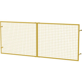 Vestil Steel Pallet Rack Back Guard 7-3/8" x 122-13/16" x 48-1/2" Yellow