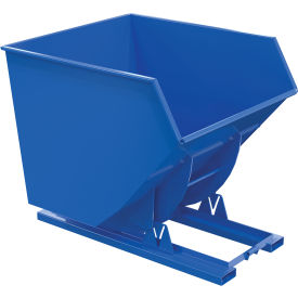 Vestil™ Heavy Duty No Bump & Dump Hopper Steel 3-1/2 Cu. Yd. 6000 lb. Capacity Blue