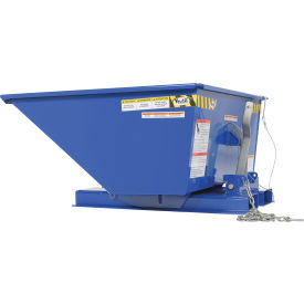 Vestil™ Low-Profile Steel Self-Dumping Forklift Hopper 5/16 Cu. Yd. 2000 lb. Capacity Blue