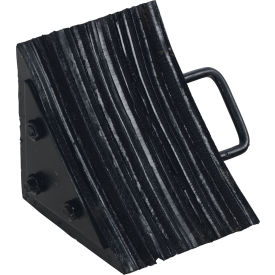Vestil™ Wheel Chock Rubber 8"L x 10-5/16"W x 8"H
