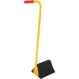 Vestil™ Wheel Chock with Handle Rubber 8"L x 8"W x 37-1/8"H
