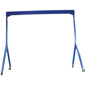 Vestil Steel Adjustable Height Gantry Crane 20W x 16-1/16H Phenolic Casters 8000 lb. Capacity 