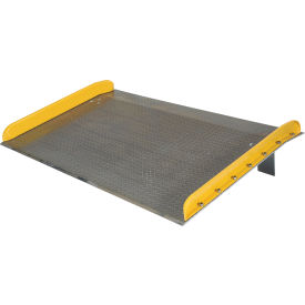 Vestil Aluminum Dock Board Steel Curb 72"W x 60"L 20000 lb. Capacity 